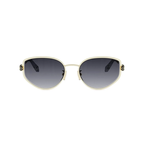 Óculos de Sol Bvlgari BV40085U_5533B Metal Dourado com lentes na cor Cinza Degradê