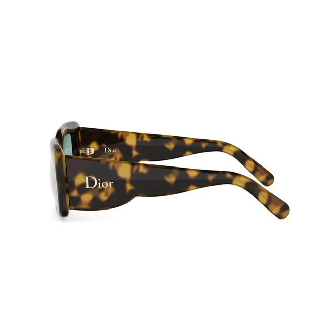 Óculos de Sol Christian Dior DiorLuckyCharms S1I CD40255I_5152N Acetato Marrom Mesclado com lentes na cor Azul Degradê 4