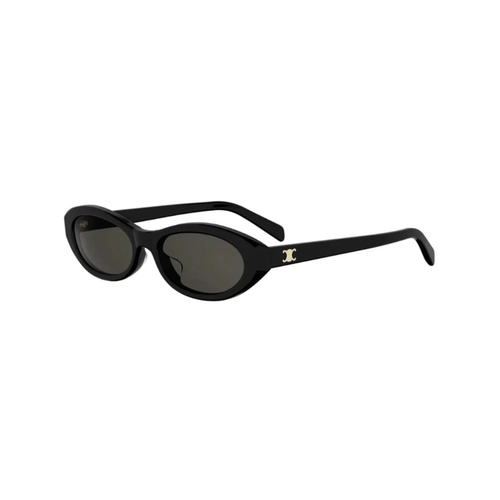Óculos de Sol Celine CL40353U_5401A Acetato Preto com lentes na cor Cinza
