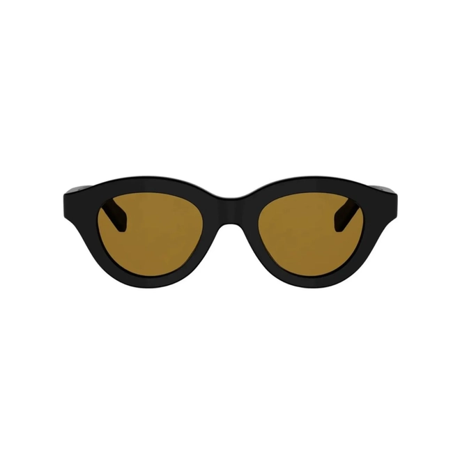 Óculos de Sol Celine Triomphe CL40338U_4701J Acetato Preto com lentes na cor Marrom 2