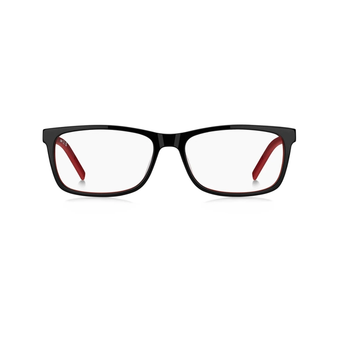 Óculos de Grau Hugo Boss HG 1342/G 0A4 5616 R Acetato Preto e Vermelho 2
