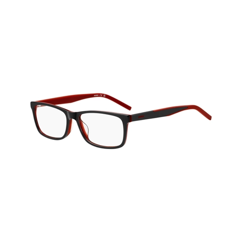 Óculos de Grau Hugo Boss HG 1342/G 0A4 5616 R Acetato Preto e Vermelho