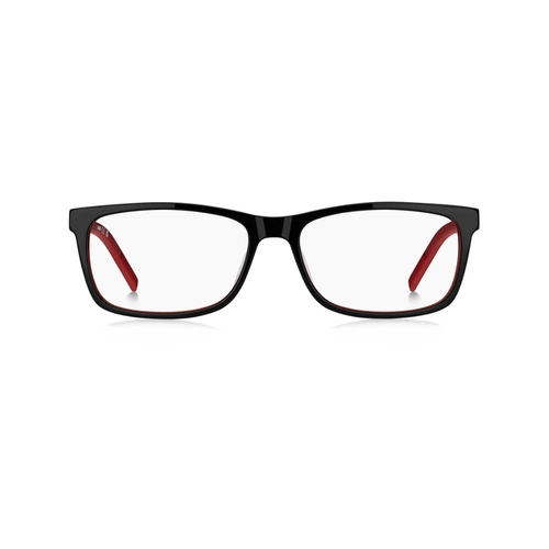 Óculos de Grau Hugo Boss HG 1342/G 0A4 5616 R Acetato Preto e Vermelho
