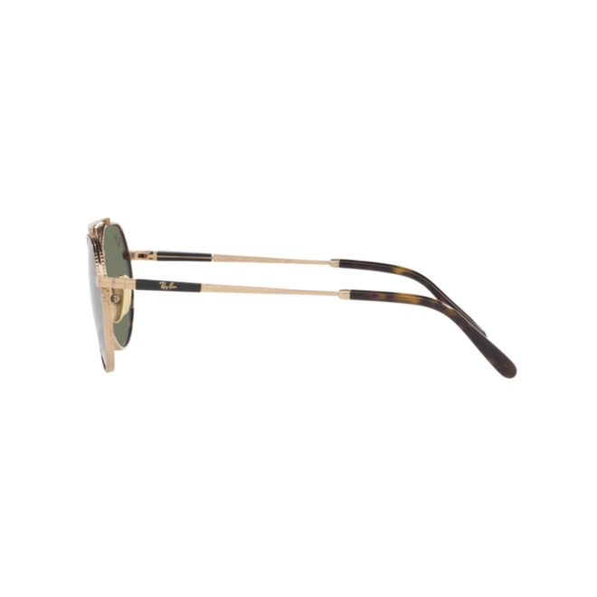 Óculos de Sol Ray-Ban Jackie II 0RB8265 31385253 Titânio Dourado com lentes na cor Verde 4