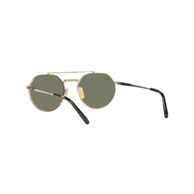 Óculos de Sol Ray-Ban Jackie II 0RB8265 31385253 Titânio Dourado com lentes na cor Verde 5
