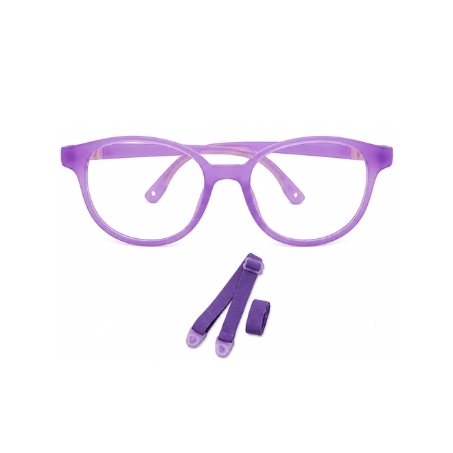 Óculos de Grau Infantil Silmo Kids SK-3902 VIOLETA 45 Silicone Violeta 1