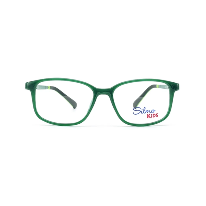 Óculos de Grau Infantil Silmo Kids SK-3107 GREEN 52 Silicone Verde 2