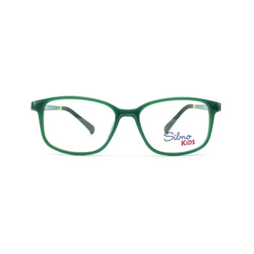 Óculos de Grau Infantil Silmo Kids SK-3107 GREEN 52 Silicone Verde