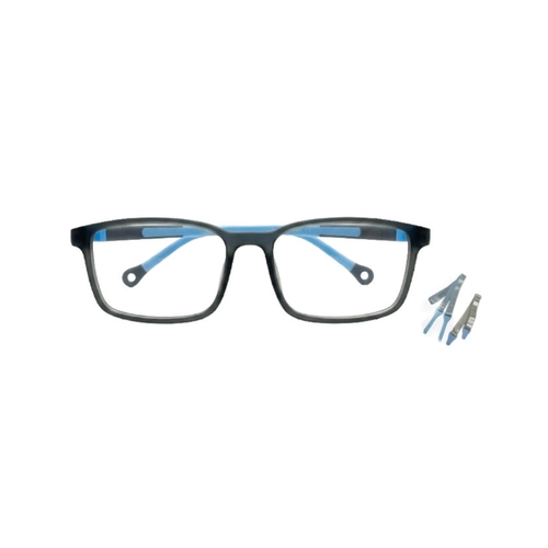 Óculos de Grau Infantil Silmo Kids SK-3110 GREY 52 Silicone Cinza e Azul