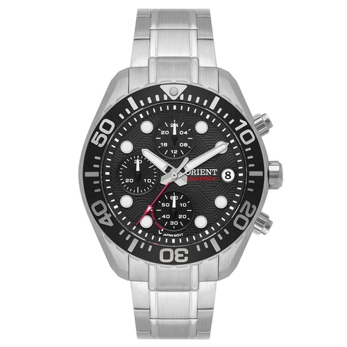 Relógio Orient Solartech Cronógrafo - MBSSC300 PISX Preto