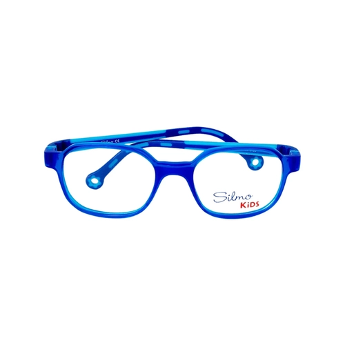 Óculos de Grau Infantil Silmo Kids SK-3210 BLUE 46 Silicone Azul