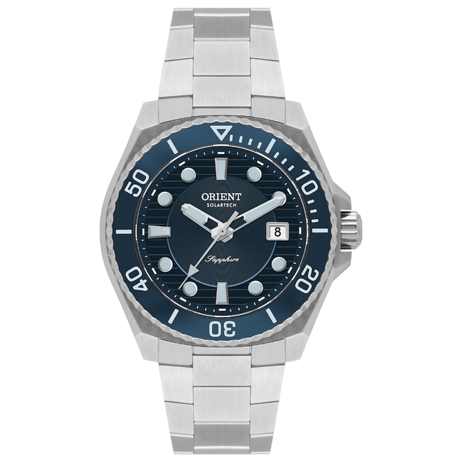 Relógio Orient Solartech Elite Sea - MBSS1538 D1SX Azul 1