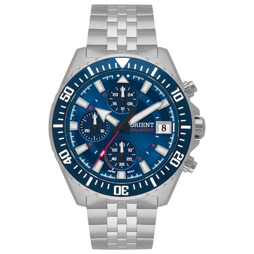 Relógio Orient Solartech Elite Air - MBSSC310 D1SX Azul