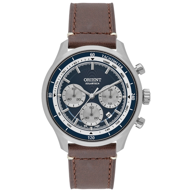 Relógio Orient Solartech Elite Elegance - MBSCC072 D1NX Azul 1