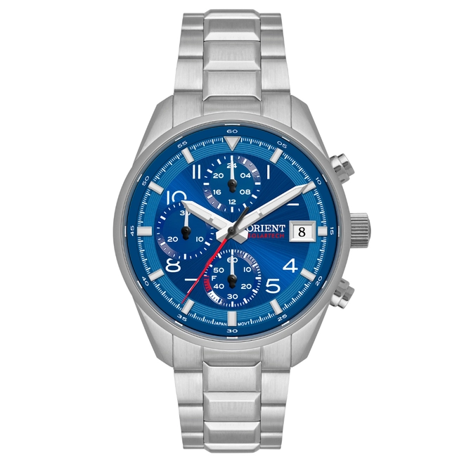 Relógio Orient Solartech Elite Land - MBSSC308 D2SX Azul 1