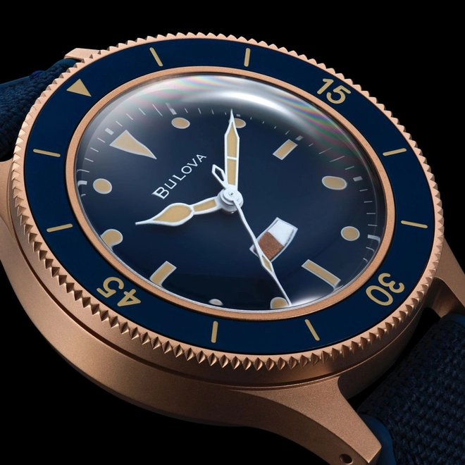 Relógio Bulova Mil Ships Edição Especial 150th - 98A325N Azul 3