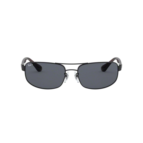 Óculos de Sol Ray-Ban 0RB3445 006/P261 Metal Preto com lentes na cor Cinza Polarizado