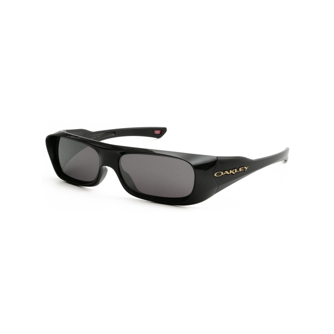 Óculos de Sol Oakley Permian 0OO9520 95200159 Acetato Preto com lentes na cor Cinza Prizm 1