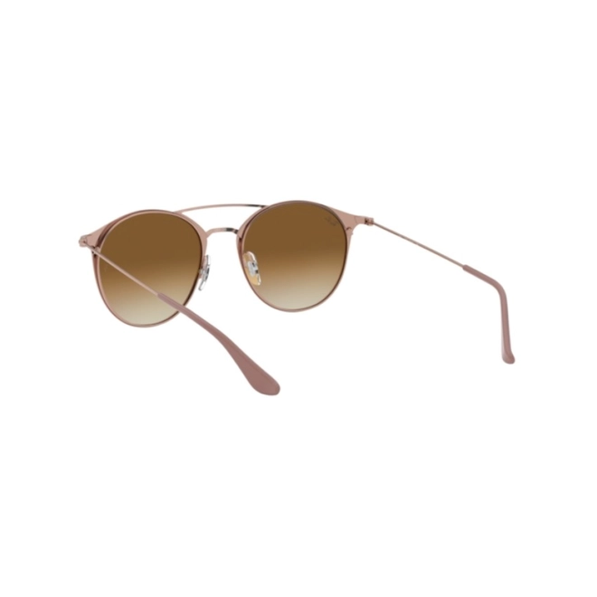 Óculos de Sol Ray-Ban 0RB3546 90715149 Metal Bege com lentes na cor Marrom Degradê 4