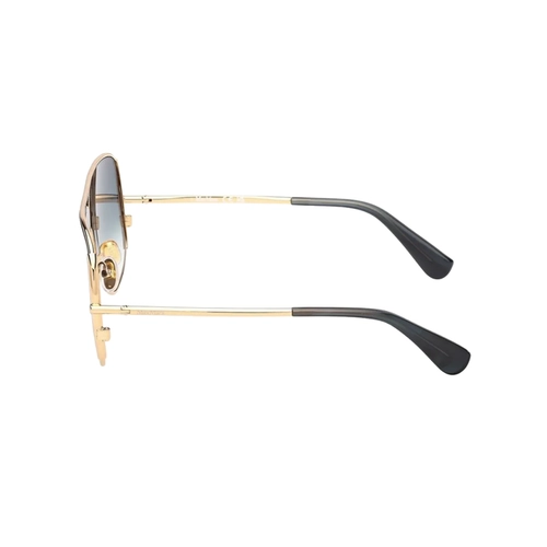 Óculos de Sol Maxmara MM0190_6030P Metal Dourado com lentes na cor Azul Degradê