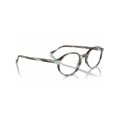 Óculos de Grau Ray-Ban German 0RX5429 8356 53 Acetato Verde Mesclado