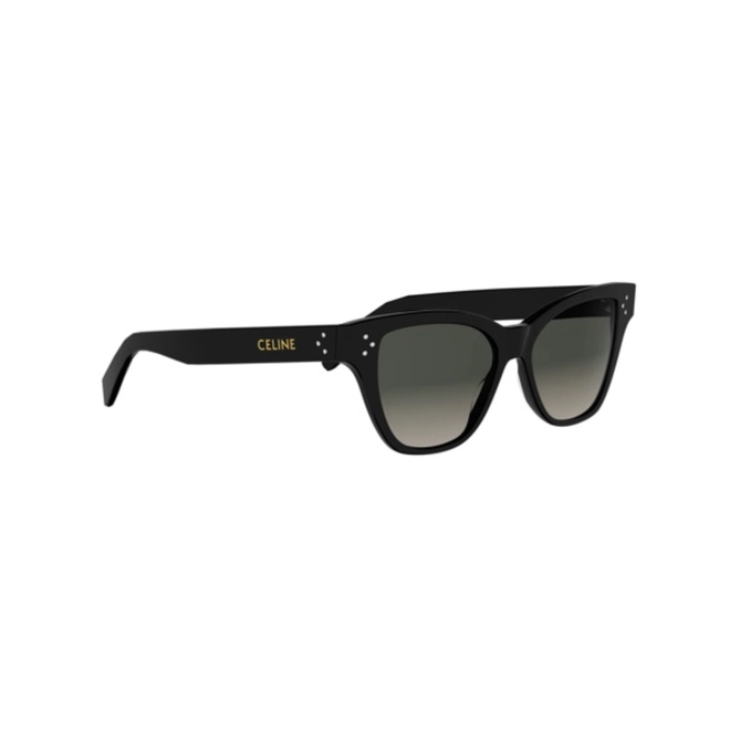 Óculos de Sol Celine CL40359I_5201B Acetato Preto com lentes na cor Cinza Degradê 3
