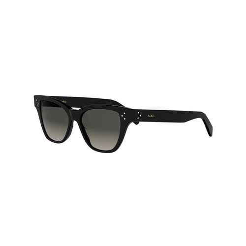 Óculos de Sol Celine CL40359I_5201B Acetato Preto com lentes na cor Cinza Degradê