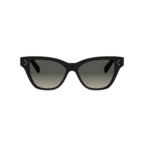 Óculos de Sol Celine CL40359I_5201B Acetato Preto com lentes na cor Cinza Degradê