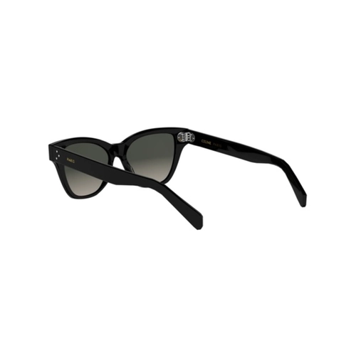 Óculos de Sol Celine CL40359I_5201B Acetato Preto com lentes na cor Cinza Degradê