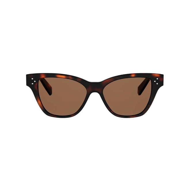 Óculos de Sol Celine CL40359I_5252E Acetato Marrom Mesclado com lentes na cor Marrom 2