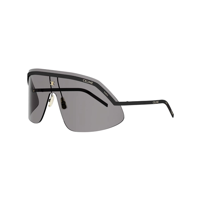 Óculos de Sol Celine CL40350U_0001A Metal Preto com lentes na cor Cinza 1