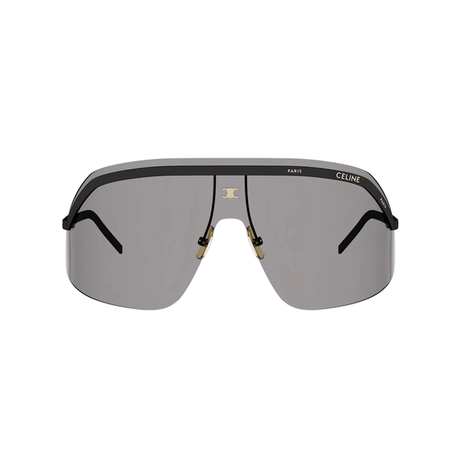 Óculos de Sol Celine CL40350U_0001A Metal Preto com lentes na cor Cinza 2