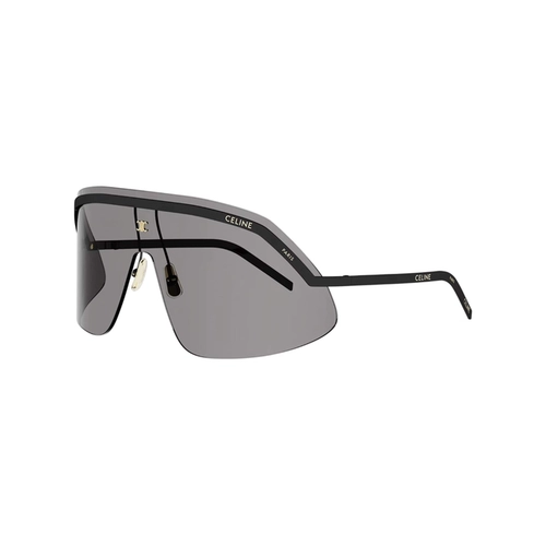 Óculos de Sol Celine CL40350U_0001A Metal Preto com lentes na cor Cinza