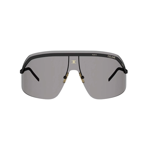 Óculos de Sol Celine CL40350U_0001A Metal Preto com lentes na cor Cinza