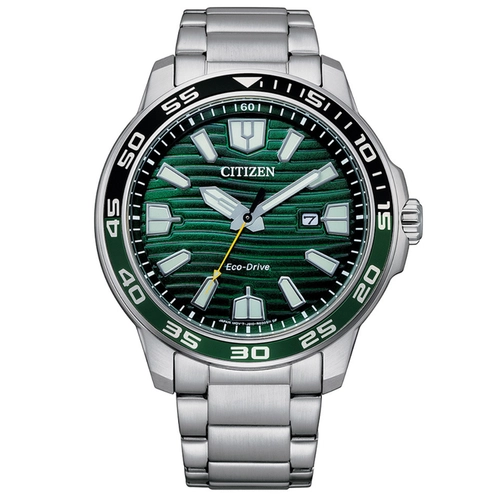 Relógio Citizen Sports Eco-Drive Masculino - AW1526 89XN Verde