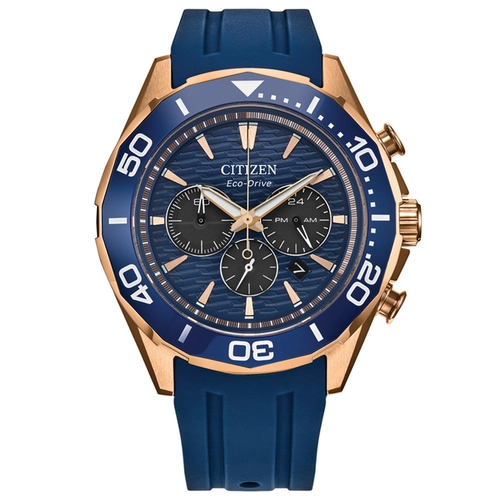 Relógio Citizen Endeavor Chrono Masculino - CA4733 00LN Azul