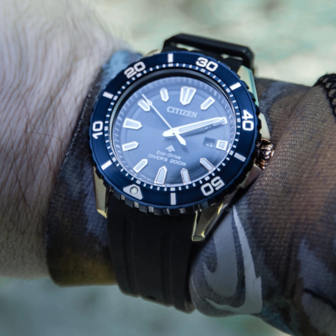 Relógio Citizen Promaster Diver’s Eco-Drive - BN0196 01LN Azul 3