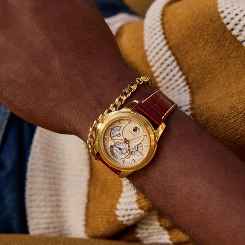 Relógio Citizen Calendrier Moon Phase - BU0082 06PN Champanhe