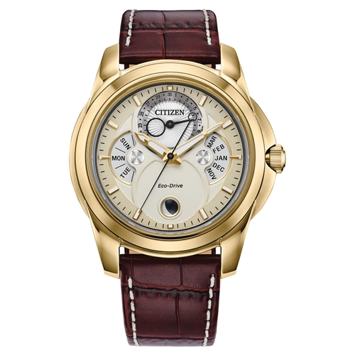 Relógio Citizen Calendrier Moon Phase - BU0082 06PN Champanhe