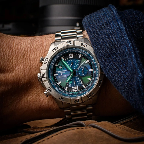 Relógio Citizen Promaster Navihawk AT Eco-Drive - AT8220 55WN Azul