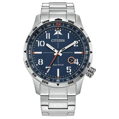 Relógio Citizen Aviator Eco-Drive Masculino - BM7550 52LN Azul