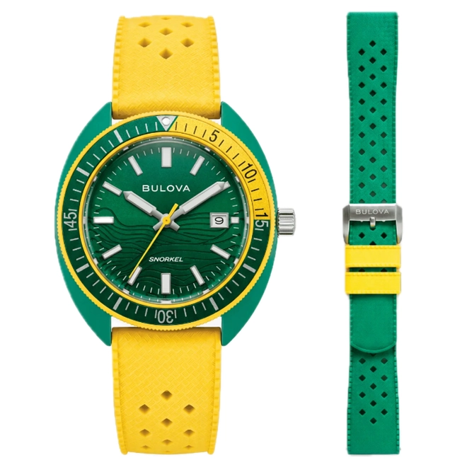Relógio Bulova Snorkel Edição Limitada Brasil - 98F470N Verde 1
