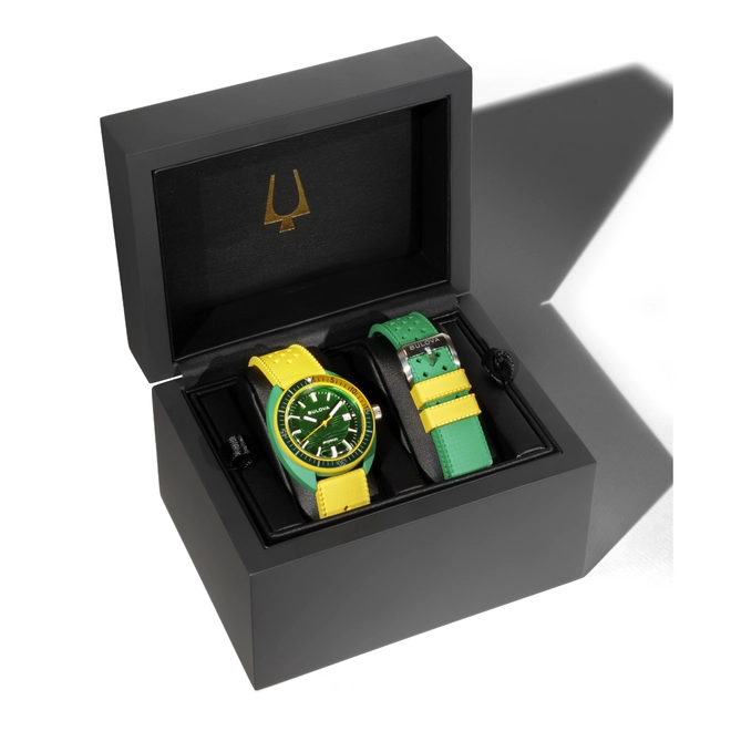 Relógio Bulova Snorkel Edição Limitada Brasil - 98F470N Verde 2