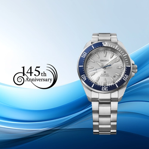 Relógio Seiko Prospex Shogu-Rai Edição Limitada 145th - HBB001K1 S1SX EL Prata