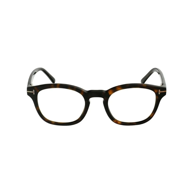 Óculos de Grau Tom Ford FT5532-B_5252N Acetato Marrom Mesclado com Clip-On na cor Verde 2