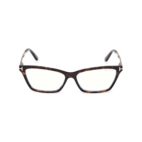 Óculos de Grau Tom Ford FT6135-B_56052 Acetato Marrom Mesclado