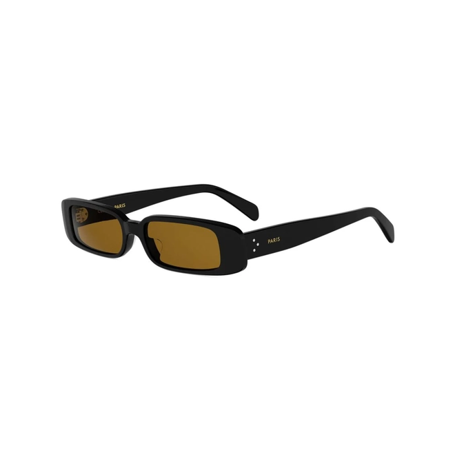 Óculos de Sol Celine CL40343U_5301J Acetato Preto com lentes na cor Marrom 1