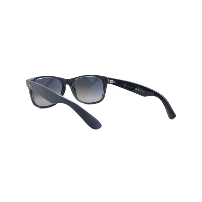 Óculos de Sol Ray-Ban New Wayfarer 0RB2132 66077858 Acetato Azul com lentes na cor Azul Degradê 5