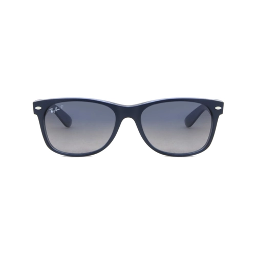 Óculos de Sol Ray-Ban New Wayfarer 0RB2132 66077858 Acetato Azul com lentes na cor Azul Degradê