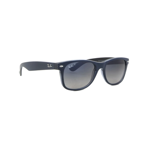 Óculos de Sol Ray-Ban New Wayfarer 0RB2132 66077858 Acetato Azul com lentes na cor Azul Degradê